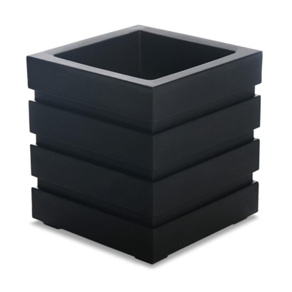 Soto Beauty Freeport Patio Planter 18x18 Black SO2621845